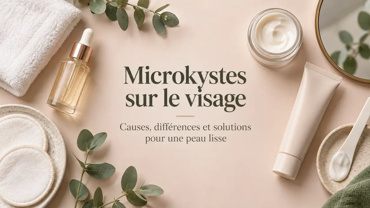 Microkystes sur le visage : causes, différences et solutions pour une peau lisse