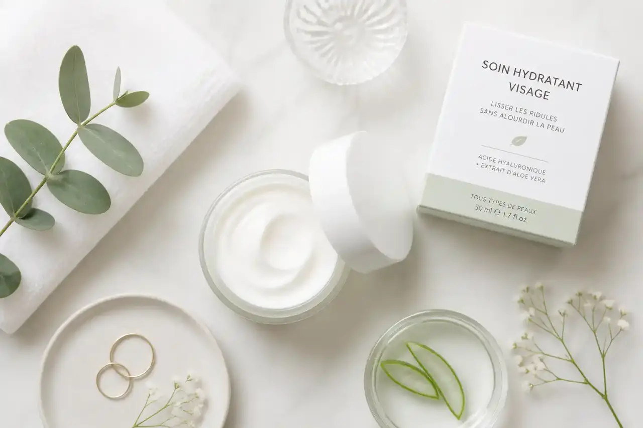 Soin hydratant visage : lisser les ridules sans alourdir la peau